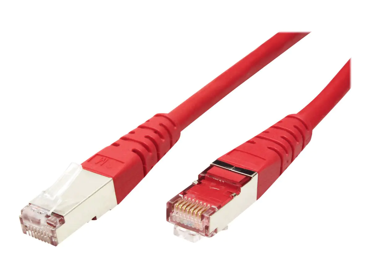 Roline - Patch-Kabel - RJ-45 (M) zu RJ-45 (M) - 2 m - SFTP - CAT 6 - Rot
