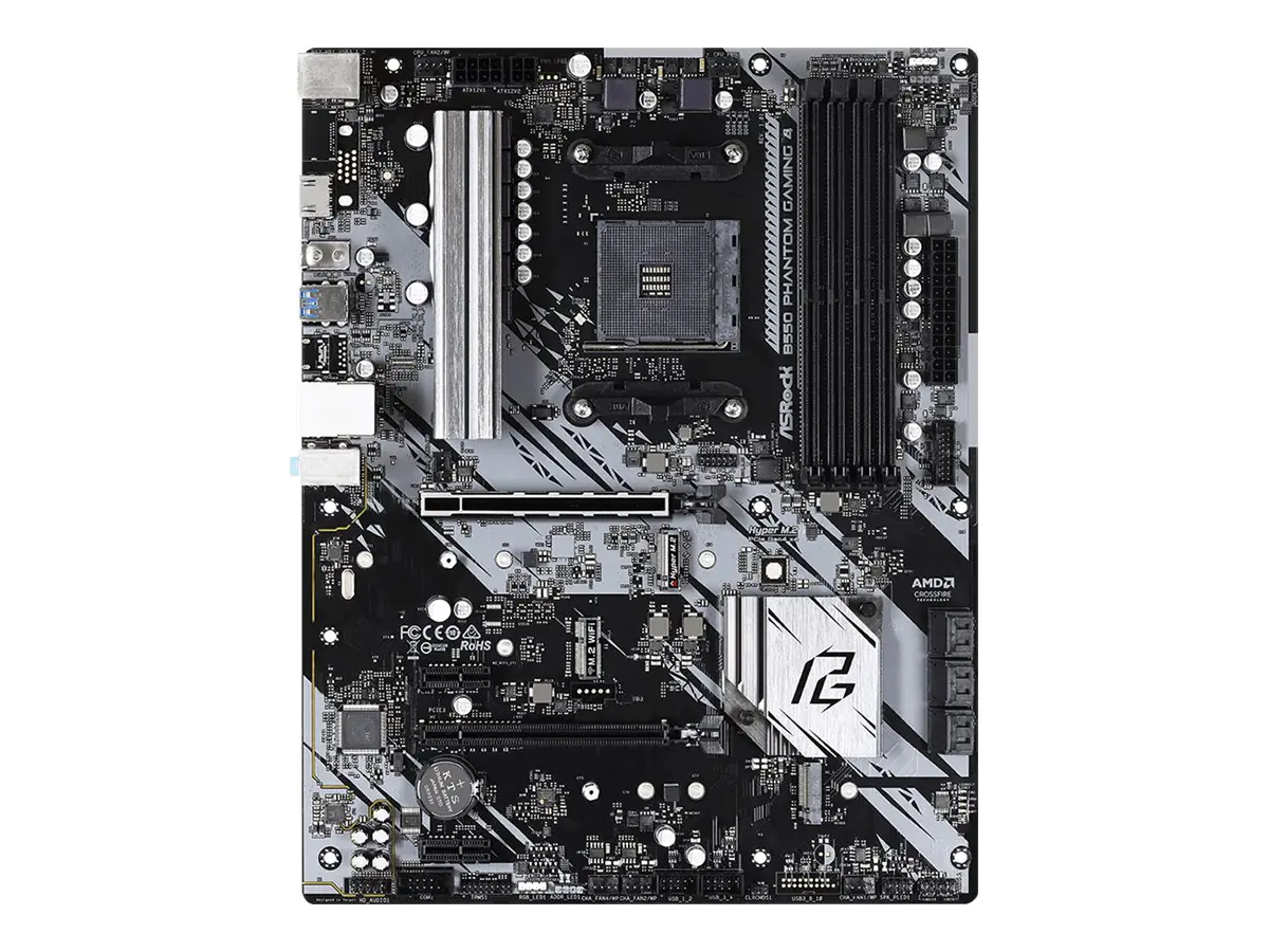 ASRock B550 Phantom Gaming 4 - Motherboard - ATX Socket AM4 - AMD B550 - 90-MXBCY0-A0UAYZ