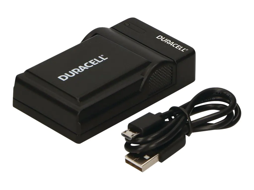 Duracell - USB-Batterieladegerät - Schwarz - für Nikon D3200, D5100, D5200, D5300, D5500, D5600, Df; Coolpix P7000, P7100, P7700, P7800