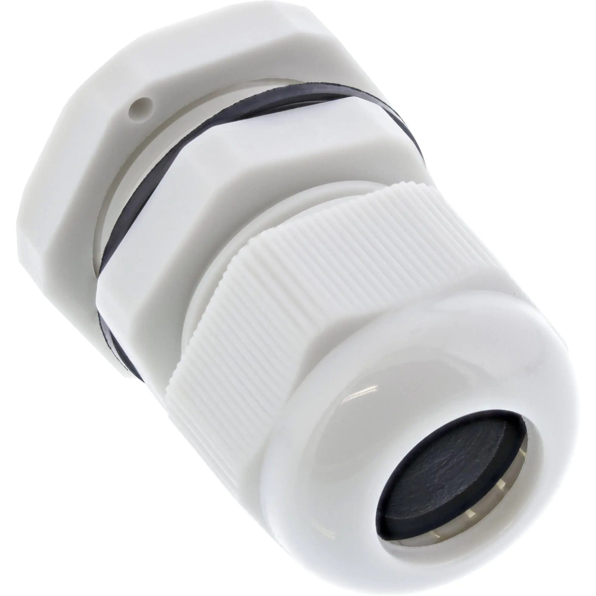 InLine Kabeldurchführung PG 9 Nylon IP68 4-8mm - grau - 10 Stück