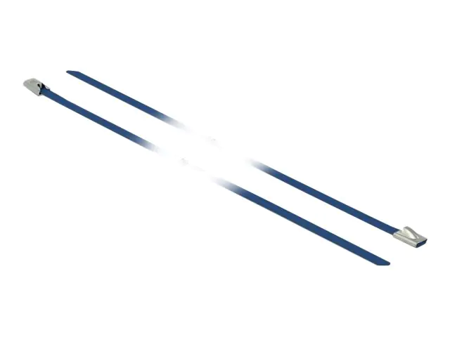 Delock - Kabelbinder - 40 cm - Blau (Packung mit 10)