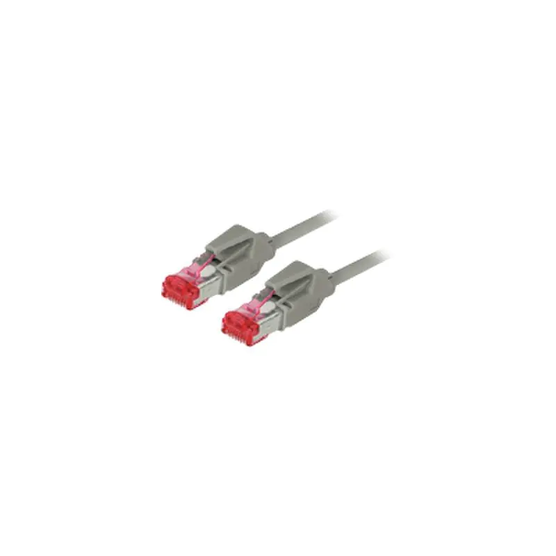 Tecline Crossover-Kabel RJ-45 (M) RJ-45 (M) 71703 SFTP-Kabel CAT 6 3 m Grau