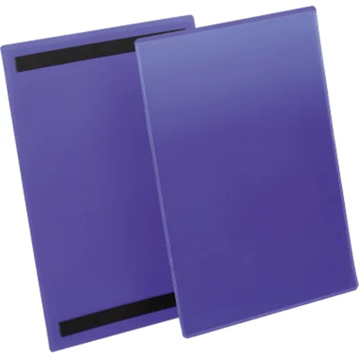 DURABLE Kennzeichnungstasche 174407 A4 magn. d.bl 50 St./Pack.