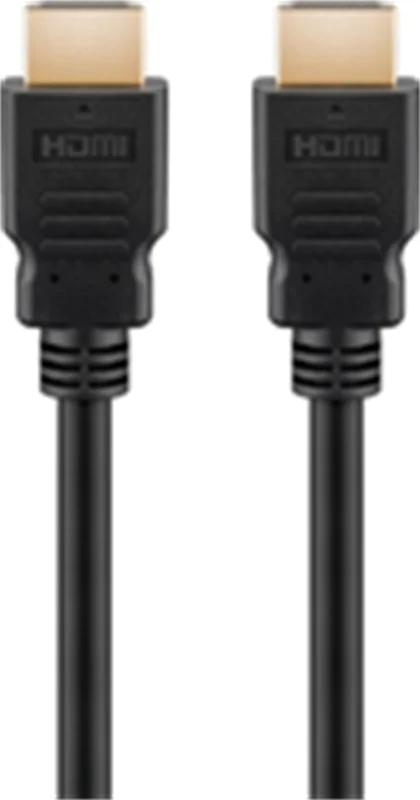Goobay 58267, 0,5 m, HDMI Typ A (Standard), HDMI Typ A (Standard), 3D, 48 Gbit/s, Schwarz