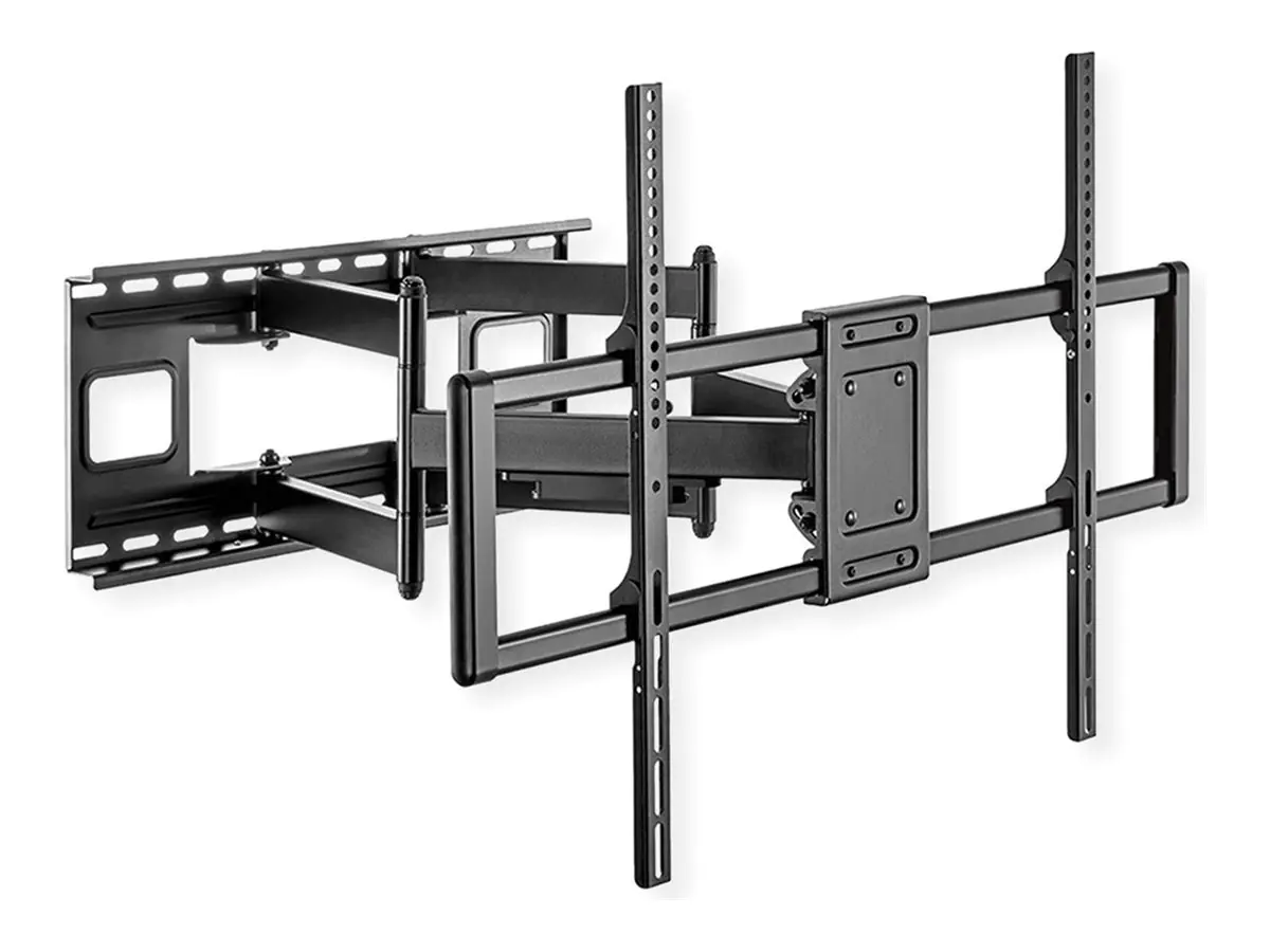 ROTRONIC-SECOMP VALUE - Befestigungskit (Wandmontage) - für flat panel / LCD display - flexibel, bis zu 120 kg - Stahl - Schwarz - Bildschirmgröße: 152.4-304.8 cm (60"-120") 17.99.1227