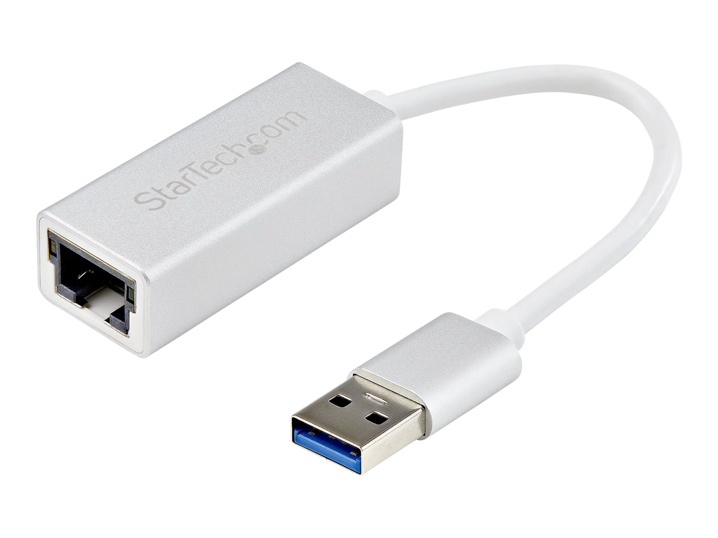 StarTech USB 3.0 auf Gigabit Netzwerkadapter - Silber - Schlankes Aluminium Design für MacBook, Chromebook oder Tablet - Netzwerkadapter - USB 3.0 - Gigabit Ethernet x 1 - Silber