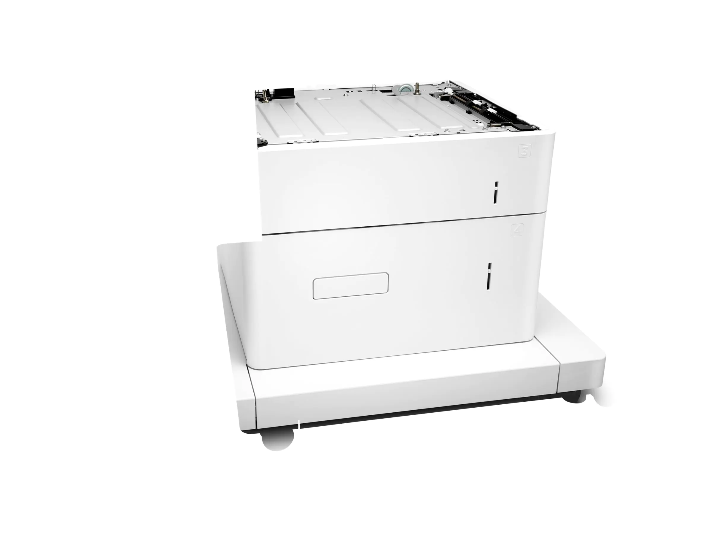 HP Papiereinzug und Ständer - Druckerbasis mit Medienzuführung - 2550 Blätter in 2 Schubladen (Trays) - für LaserJet Enterprise MFP M634; LaserJet Enterprise Flow MFP M634, MFP M635, MFP M636