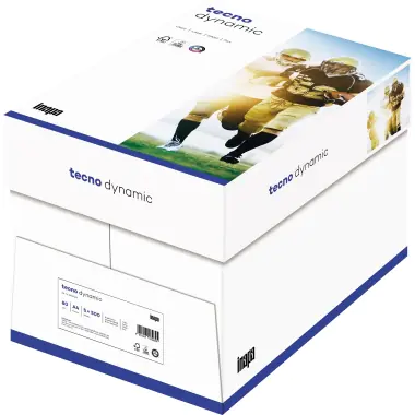 inapa tecno Kopierpapier Dynamic 88322140 A4 80g 2.500 Bl./Pack.