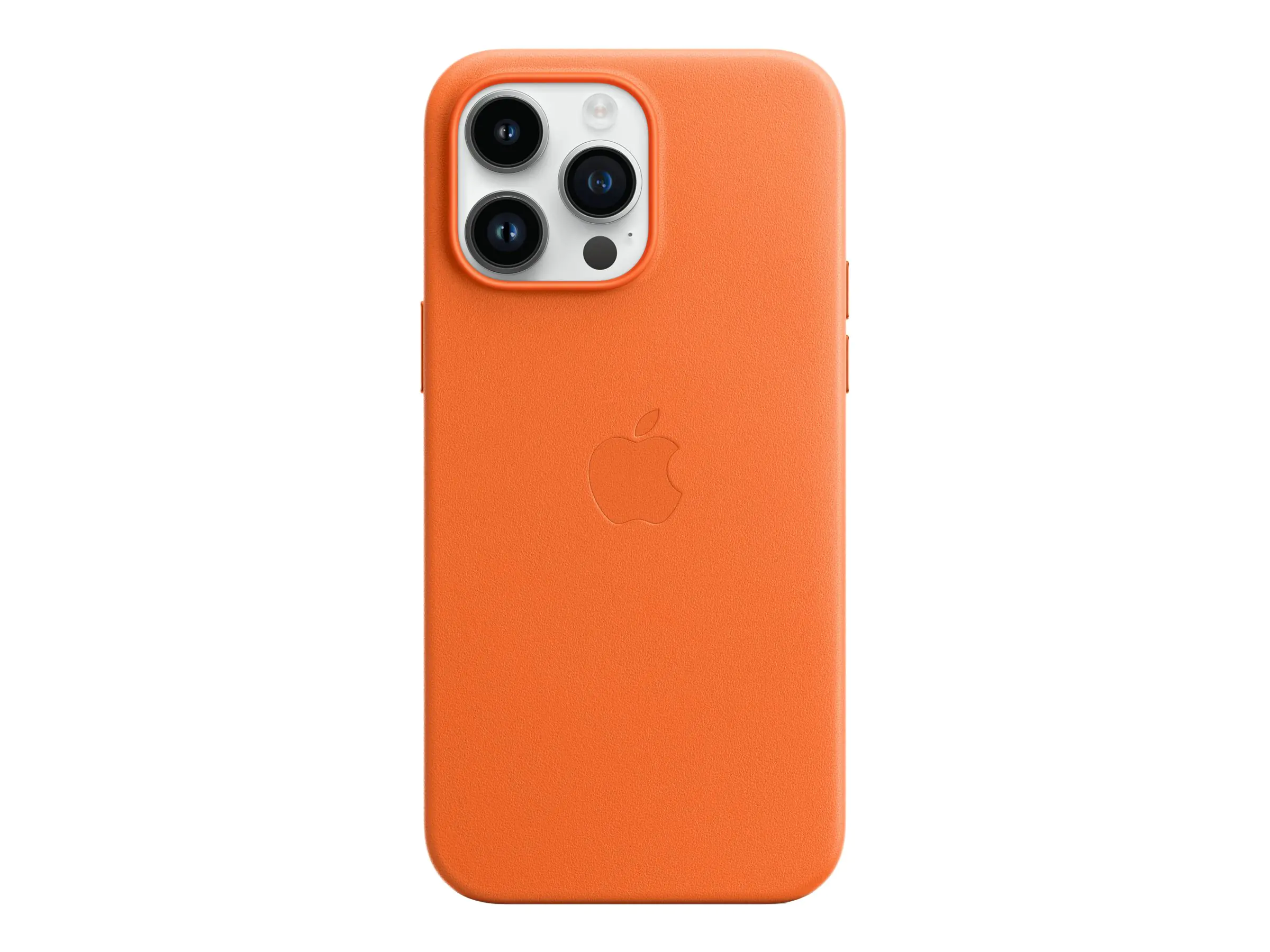 Apple - Hintere Abdeckung für Mobiltelefon - mit MagSafe - Leder - orange - für iPhone 14 Pro Max