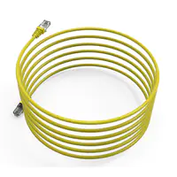 Cian Technology GmbH INCA Patchkabel ICAT6-05TS RJ45 Cat6 UTP Gelb 5.0m retail - Netzwerk - CAT 6