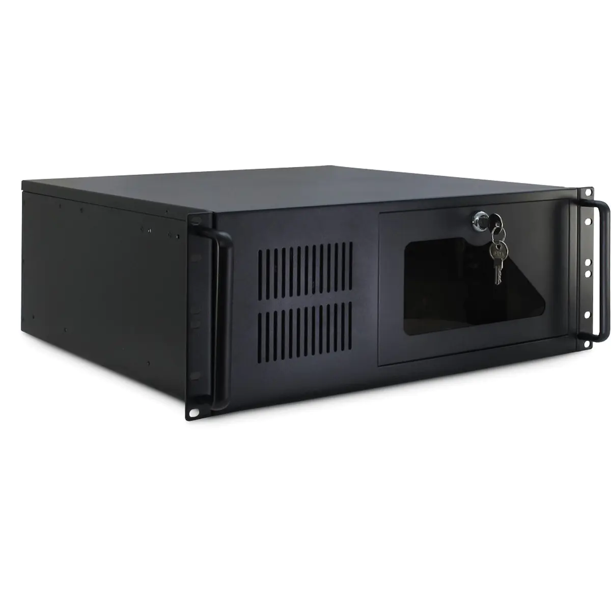 VALUE 19" Servergehäuse STD, schwarz 4HE, Rack, Server, Schwarz, Metall, 4U, ATX 19.99.0104