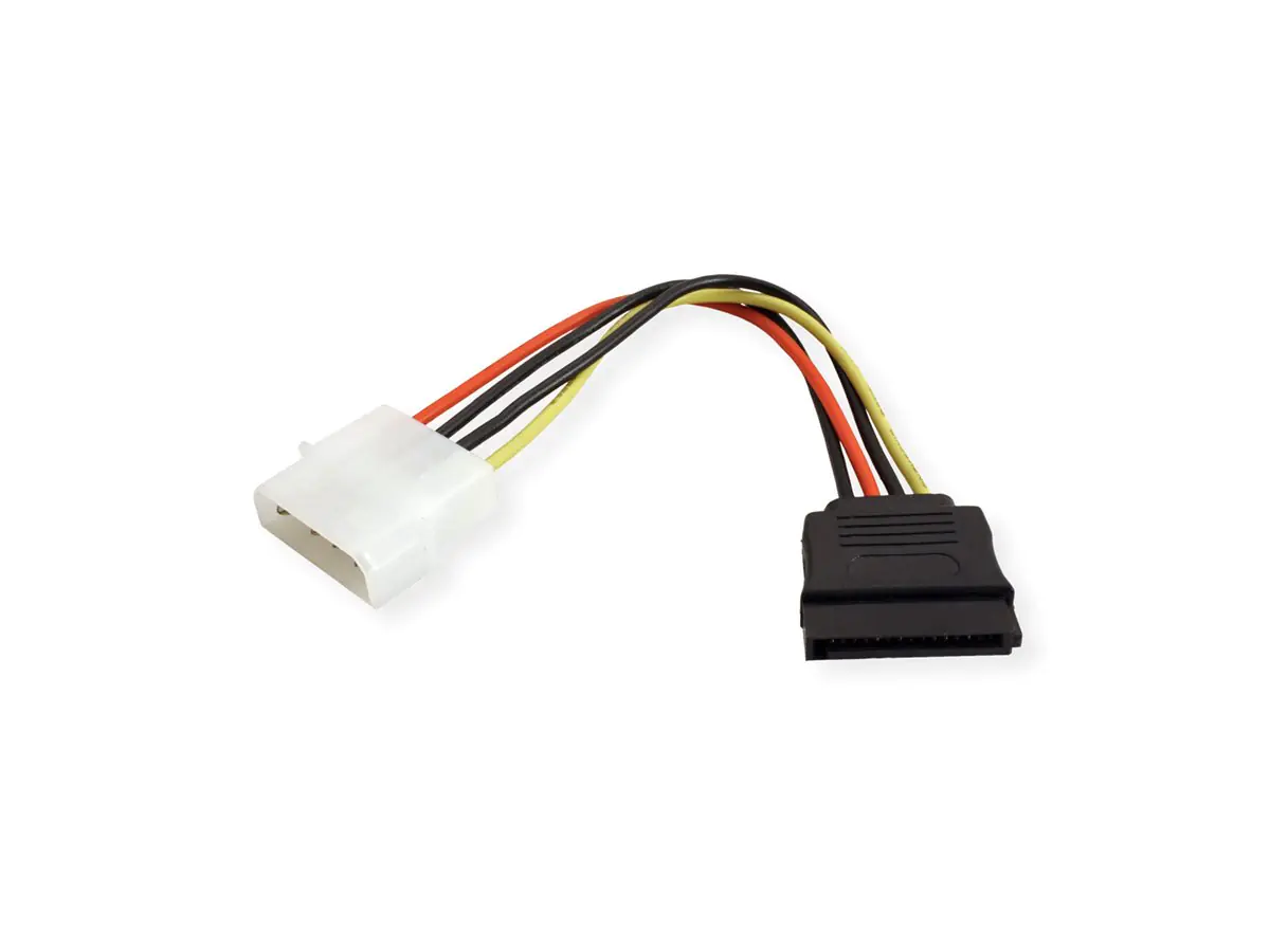 Roline - Stromkabel - interne Stromversorgung, 4-polig (M) zu SATA-Stromstecker (M) - 20 cm