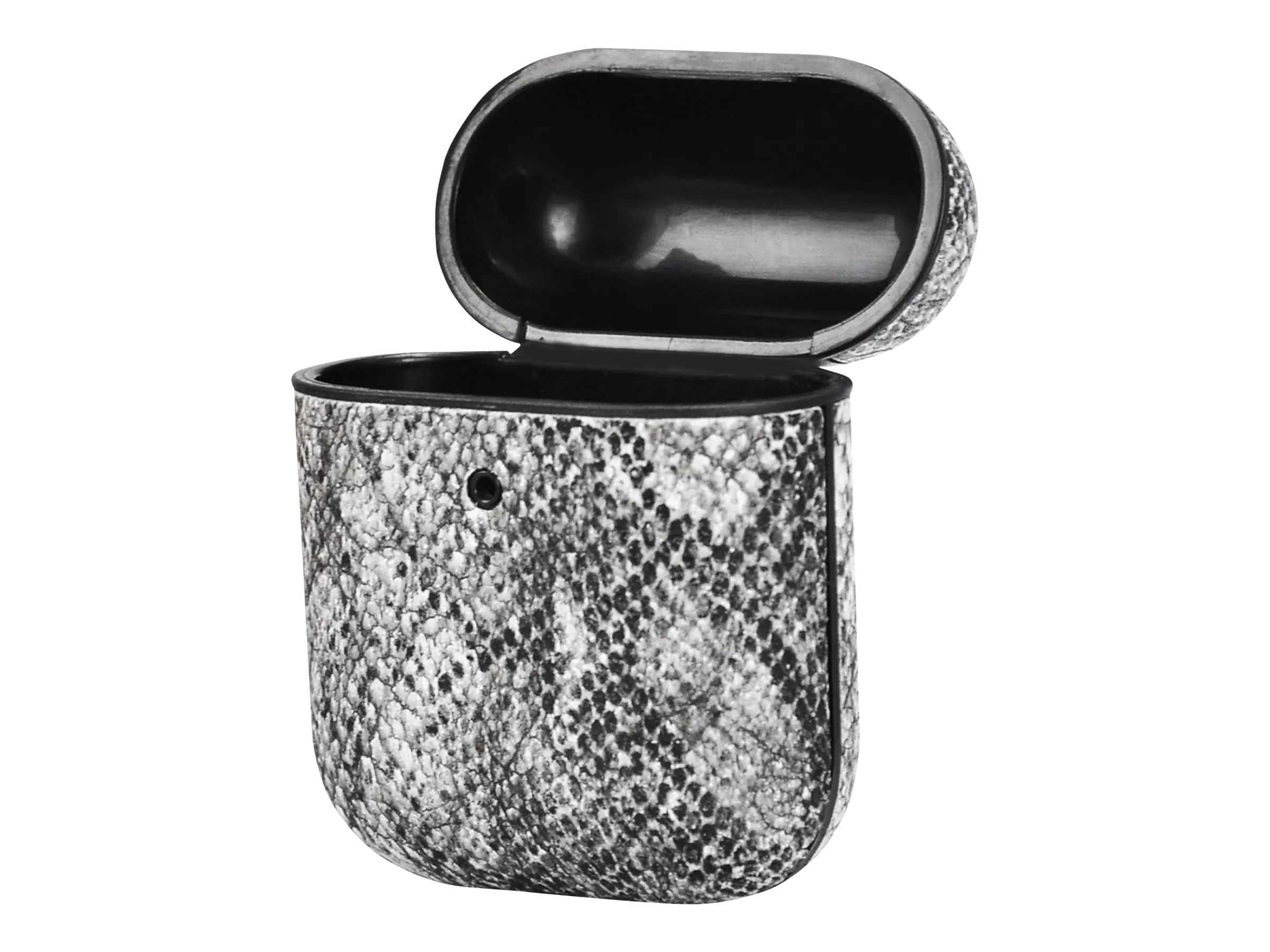 TERRATEC Air Box - Tasche für Kopfhöhrer - Polycarbonat - Black Snake - für Apple AirPods (1. Generation, 2. Generation)