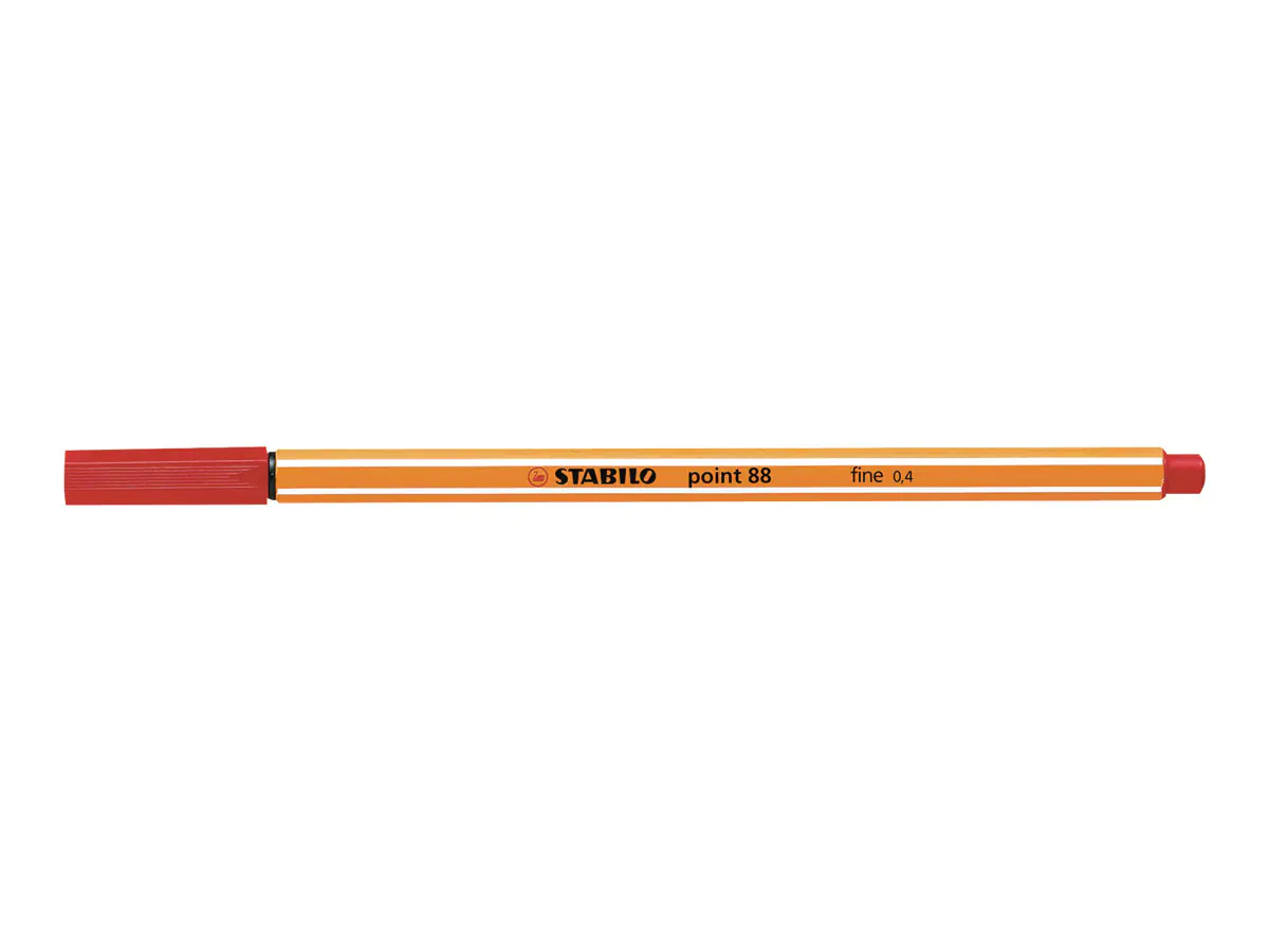 STABILO point 88 - Fineliner - Rot - 0.4 mm 88/40