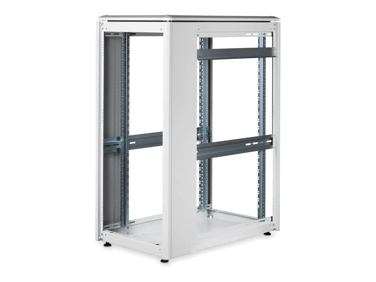 Digitus Professional Unique - Schrank offener Rahmen - 4 Pfosten - Hellgrau, RAL 7035 - 26U - 48.3 cm (19")