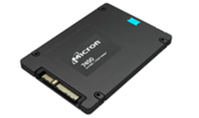 Micron 7450 MAX - SSD - Mixed Use - verschlüsselt - 3.23 TB - Hot-Swap - 2.5" (6.4 cm) - U.3 PCIe 4.0 x4 (NVMe) - TCG Opal Encryption 2.01 - für ThinkSystem SR630 V2; SR645; SR650 V2; SR665; SR670 V2; SR850 V2; ST650 V2