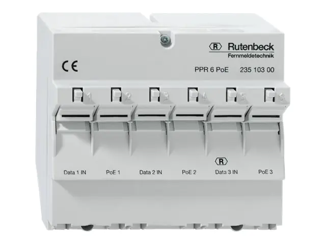 Rutenbeck PPR 6 PoE - Power Injector (DIN -Schienenmontage
