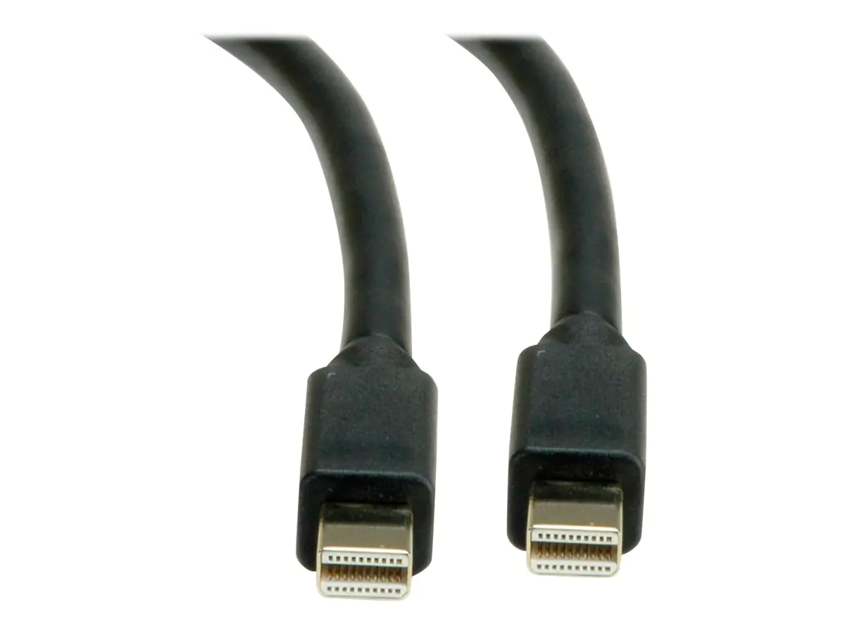 Roline - DisplayPort-Kabel - Mini DisplayPort (M) zu Mini DisplayPort (M) - DisplayPort 1.4 - 1 m - Schwarz