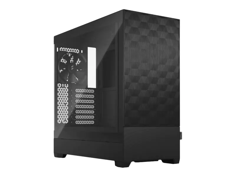 Fractal Design Pop Air RGB - Tower - ATX - Seitenteil mit Fenster (gehärtetes Glas) - keine Spannungsversorgung (ATX) - Schwarz TG mit klarer Farbe - USB/Audio - für Fractal Design Model D, Type D
