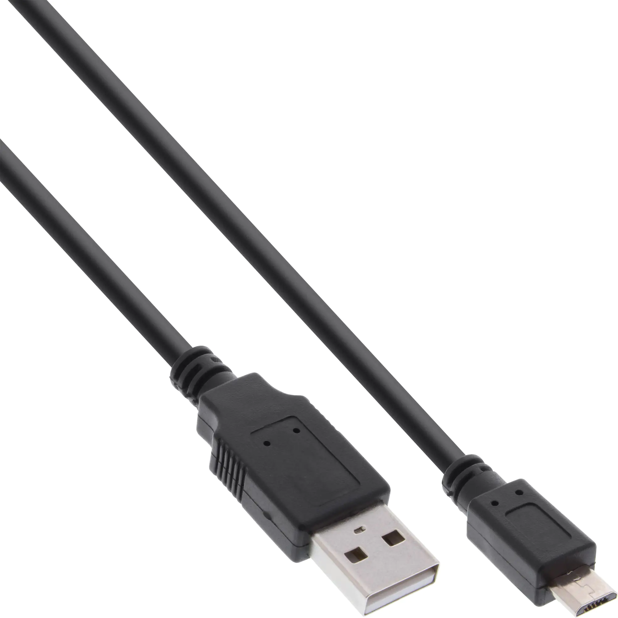 InLine Fast-charge - USB-Kabel - Micro-USB Typ B (M) bis USB (M) - USB 2.0 - 0.5 m - Schwarz