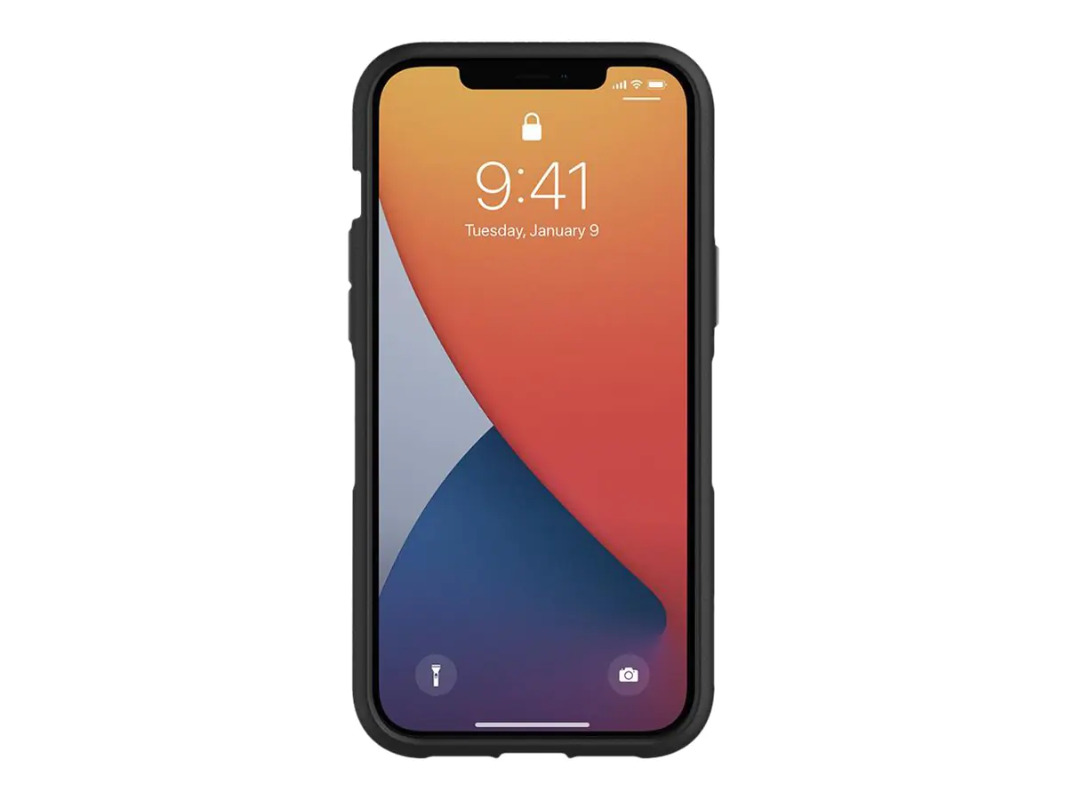Griffin Survivor Endurance - Hintere Abdeckung für Mobiltelefon - widerstandsfähig - FortiCore - Grau, Schwarz, smoke - für Apple iPhone 12, 12 Pro