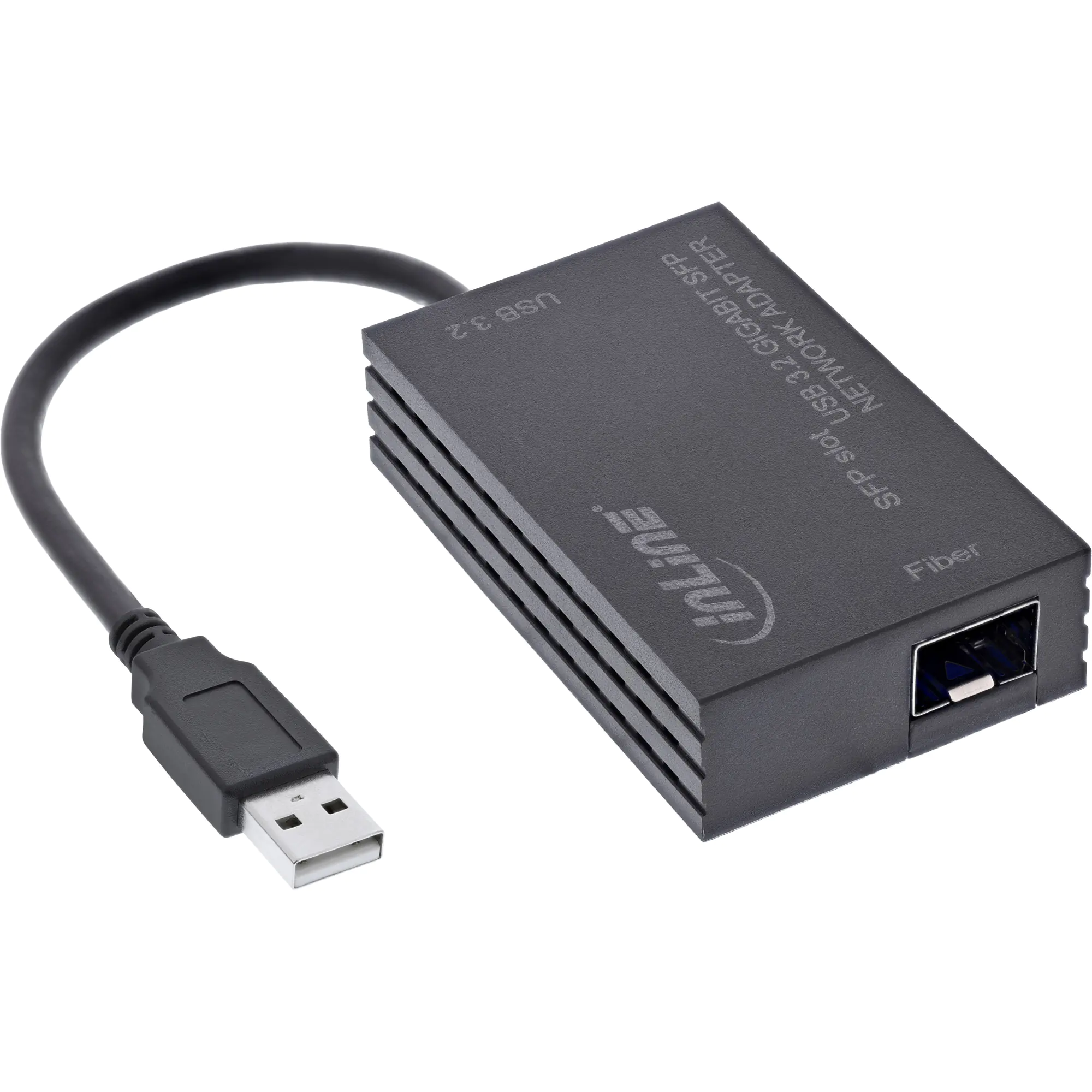InLine USB-A zu SFP Gigabit Fiber Netzwerkadapter (10/100/1000 Mb/s)