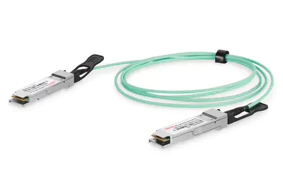 DIGITUS - 100GBase Direktanschlusskabel - QSFP28 zu QSFP28 - 3 m - Glasfaser - Duplex - SFF-8431/SFF-8432 - Active Optical Cable (AOC)