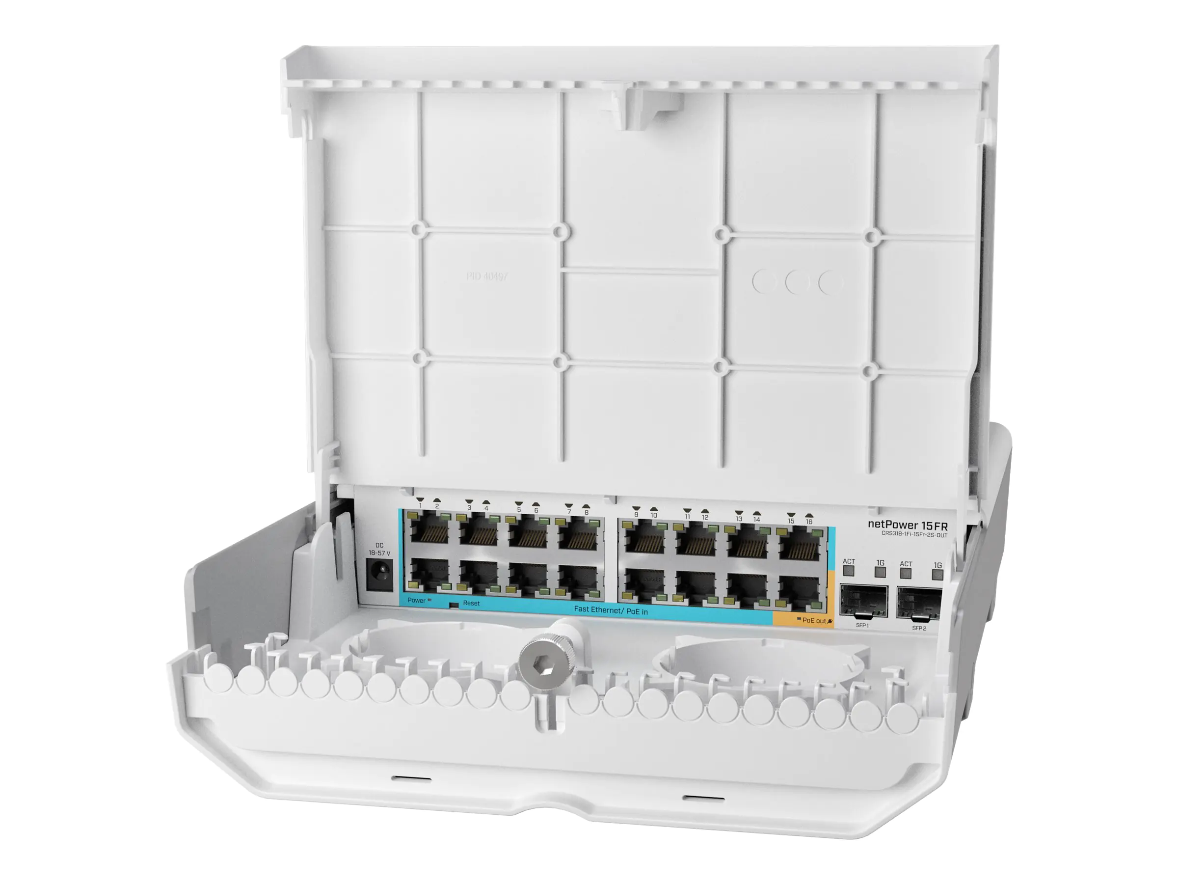 MikroTik netPower 15FR - Switch - 15 x 10/100 (Passive/Reverse PoE)