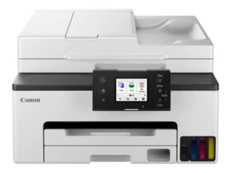 Canon MAXIFY GX2050 - Multifunktionsdrucker - Farbe - Tintenstrahl - nachfüllbar - Legal (216 x 356 mm)/A4 (210 x 297 mm) (Original) - A4/Legal (Medien) - bis zu 15 ipm (Drucken) - 250 Blatt - 33.6 Kbps - USB 2.0, Wi-Fi(ac), LAN