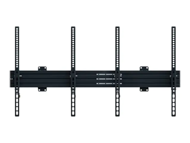Hagor comPROnents series W2P - Befestigungskit (Wandmontage) - Side-by-Side - für 2 LCD-/Plasma-Konsolen - Schwarz - Bildschirmgröße: 117-165 cm (46"-65")