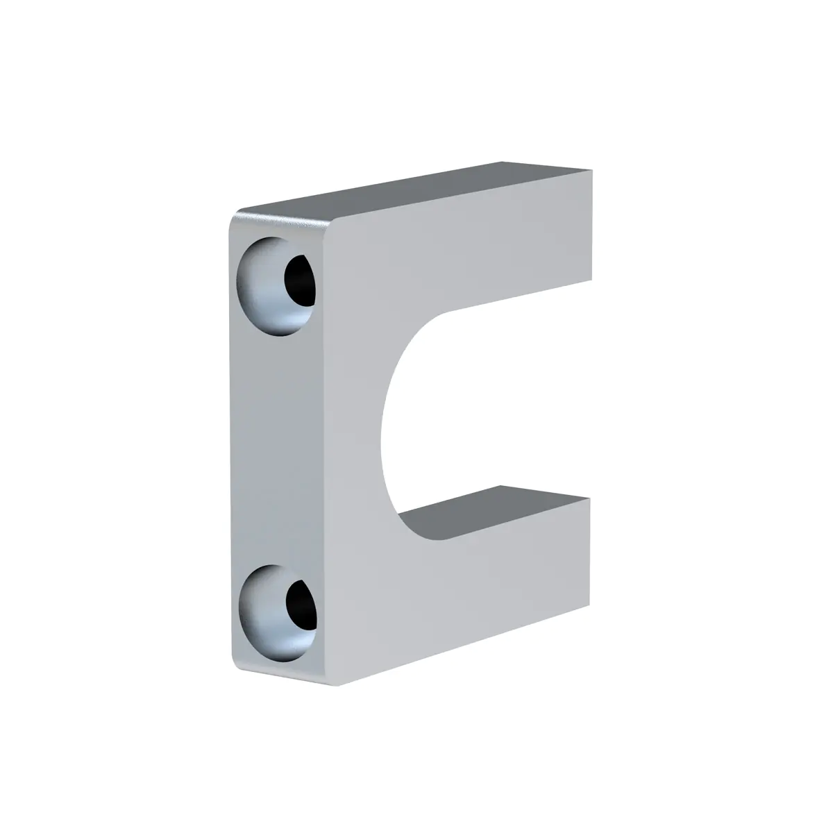 SCHROFF FRONT-HANDLE 1U MULTIPAC(2X)