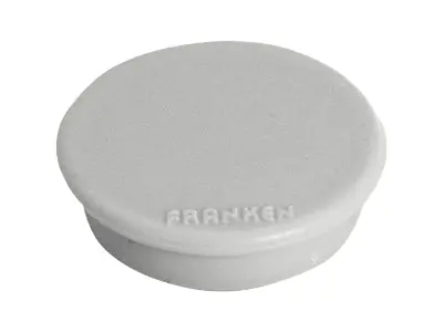 Franken GmbH FRANKEN - Magnet - 2,4 cm Durchmesser - Grau (Packung mit 10) HM20 12