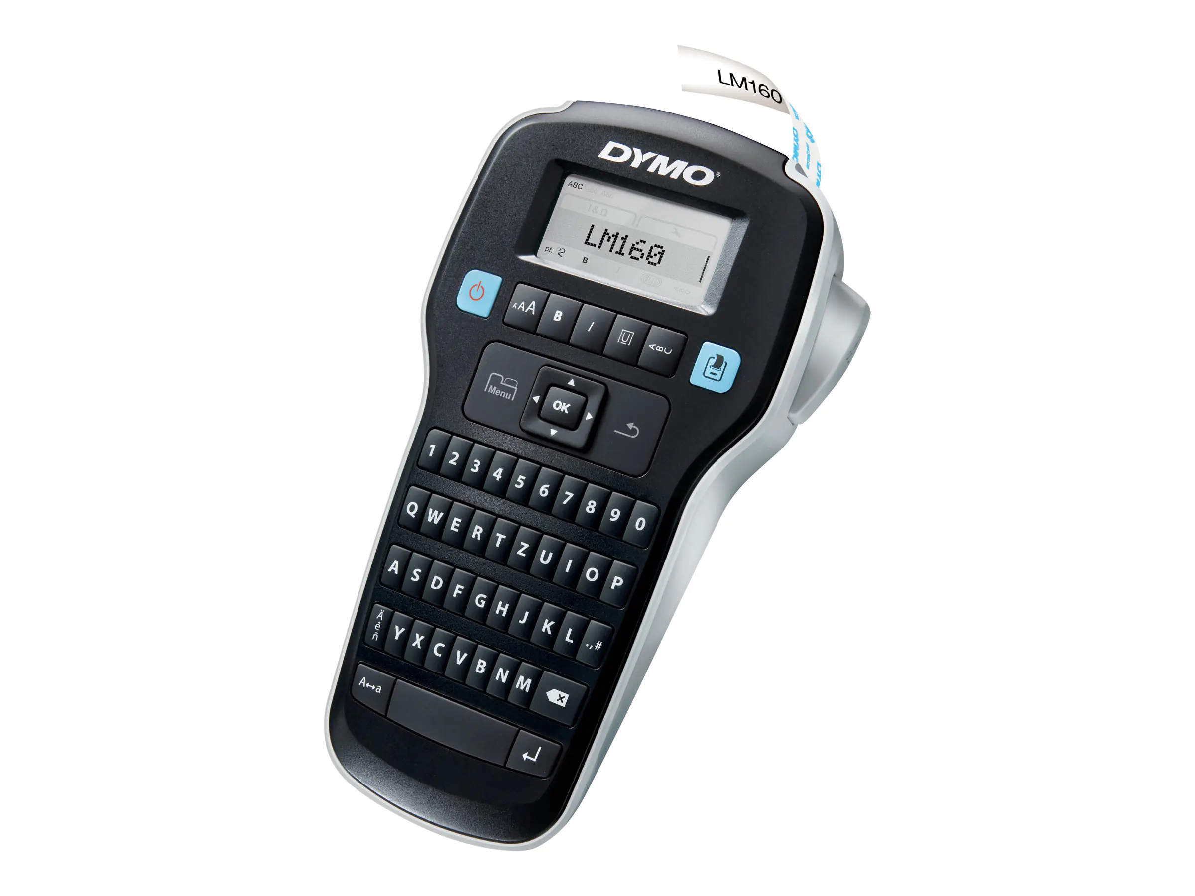 Dymo LabelMANAGER 160 - Beschriftungsgerät - s/w - Rolle (1,3 cm) S0946360