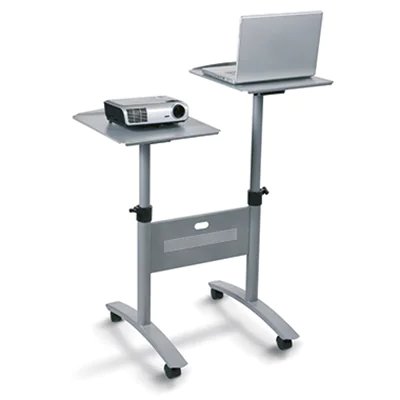 Nobo® Projektionswagen 82 x 81-120 x 56 cm (B x H x T) 10kg Stahl grau/schwarz