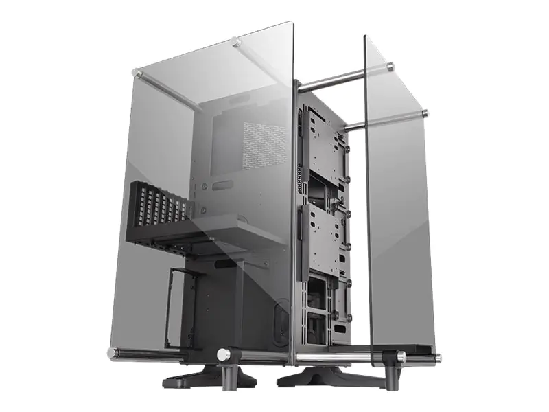 Thermaltake Core P90 - Tempered Glass Edition - Tower - ATX - keine Spannungsversorgung (PS/2) - Schwarz - USB/Audio