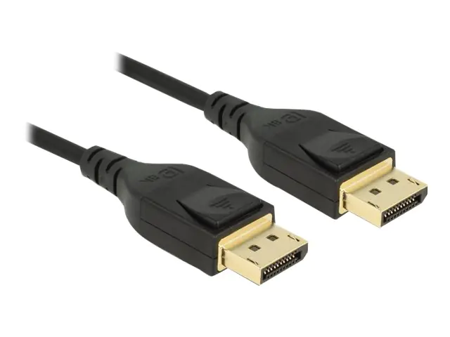 Delock - DisplayPort-Kabel - DisplayPort (M) zu DisplayPort (M) - DisplayPort 1.4 - 2 m - 8K Unterstützung - Schwarz