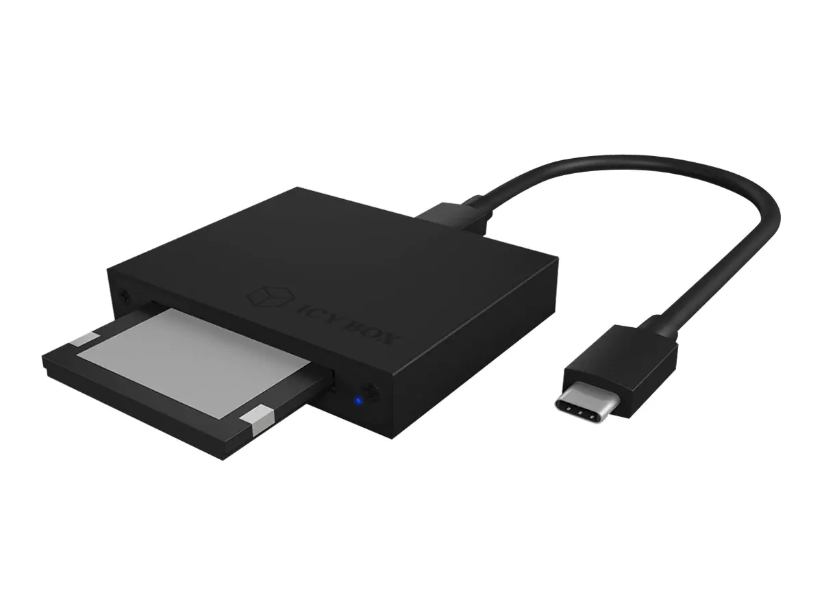 ICY BOX IB-CR402-C31 - Kartenleser (CFast Card Typ II, CFast Card Typ I) - USB-C 3.1 Gen 2