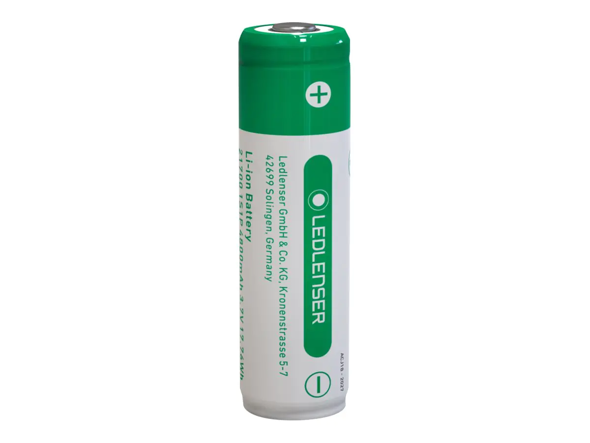LED Lenser Batterie 21700 - Li-Ion - 4800 mAh - 17.76 Wh - 1S (1S1P) 502262