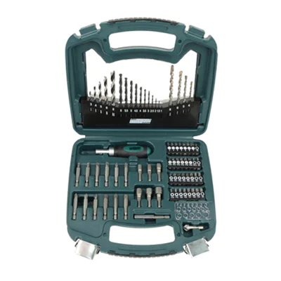 BRÜDER MANNESMANN WERKZEUGE Bohrer- und Bitsatz 75 Teile mit Koffer