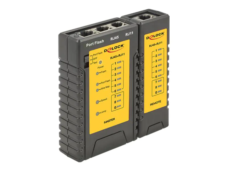 Delock Cable Tester + Portfinder - Netzwerktester-Set 86407