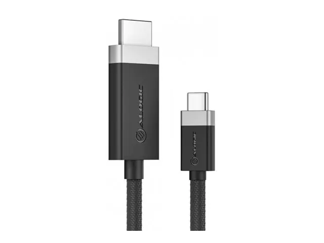 ALOGIC Fusion - Adapterkabel - 24 pin USB-C männlich zu HDMI männlich - 2 m - Space-grau - Support von 4K 60 Hz