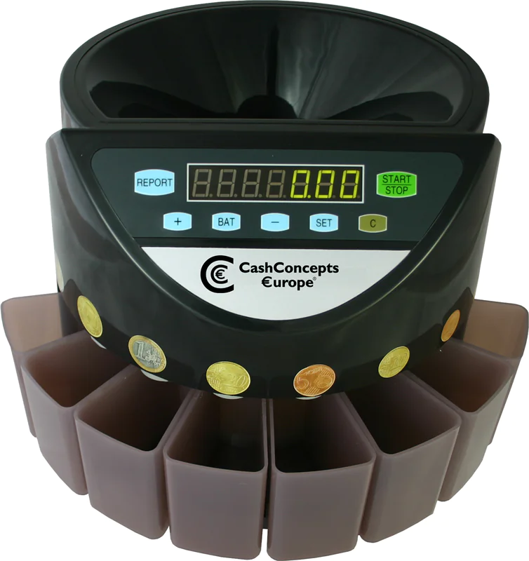 CCE 400 Einfacher Münz-Zähler-Sortierer für alle 8 EURO-Münzen A004400