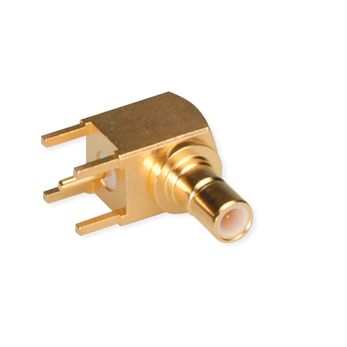 Telegärtner Karl Gärtner SMB-Winkelstecker print vergoldet alt J01160A0591