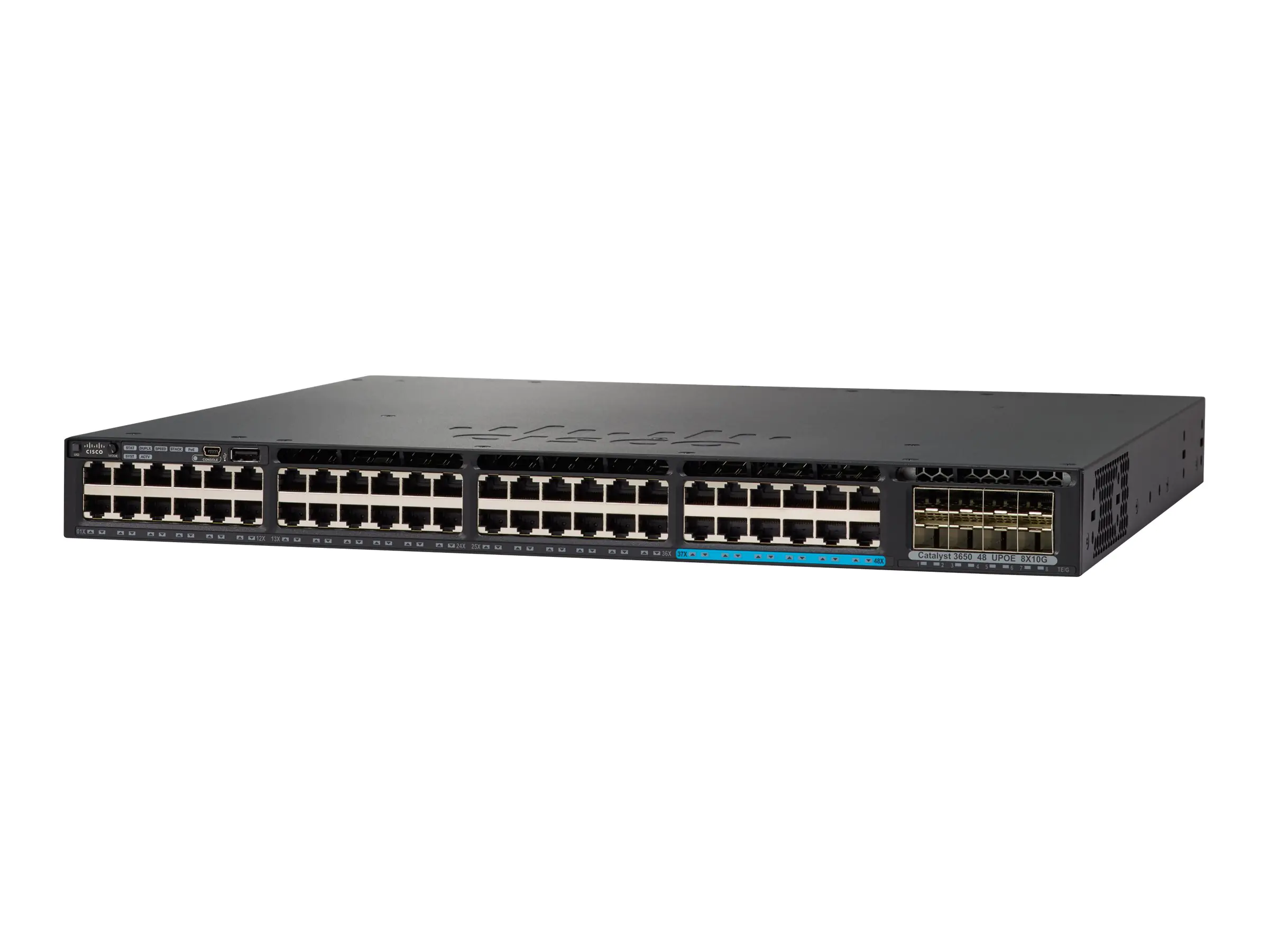 Cisco Catalyst 3650-12X48FD-L - Switch - L3 - managed - 36 x 10/100/1000 (PoE)