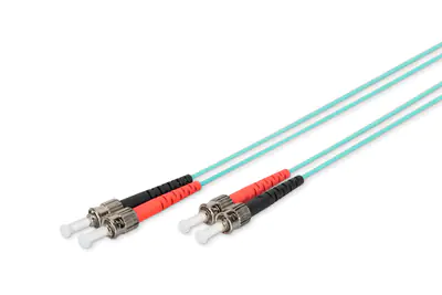 Digitus Professional Patch-Kabel ST Multi-Mode ST multi-mode DK-2511-01/3 Glasfaser 1.00 m Türkis