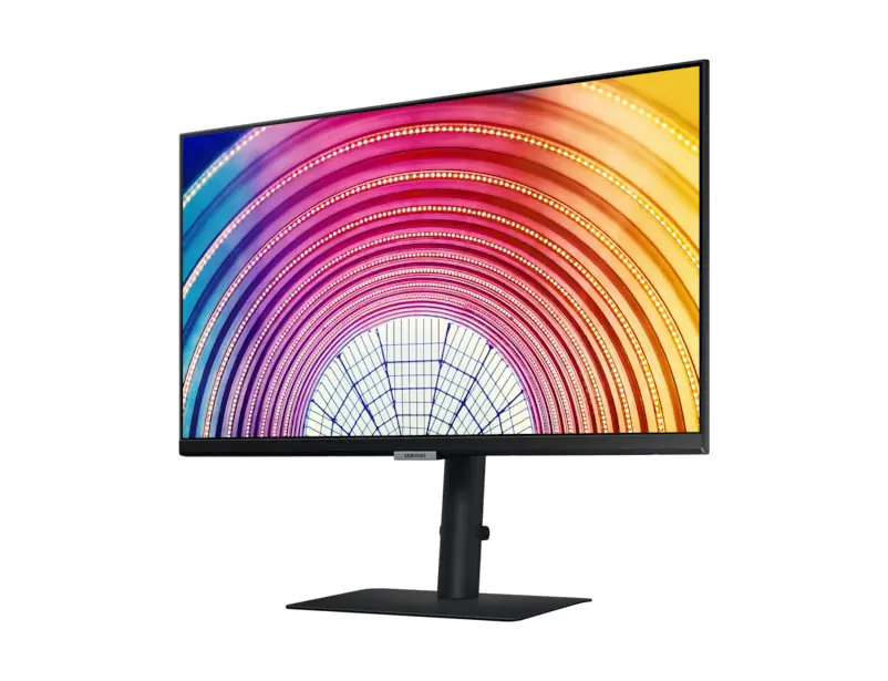 Samsung S24A600NWU - S60A Series - LED-Monitor - 61 cm (24") - 2560 x 1440 QHD @ 75 Hz - IPS - 300 cd/m² - 1000:1 - HDR10 - 5 ms - HDMI, DisplayPort - Schwarz