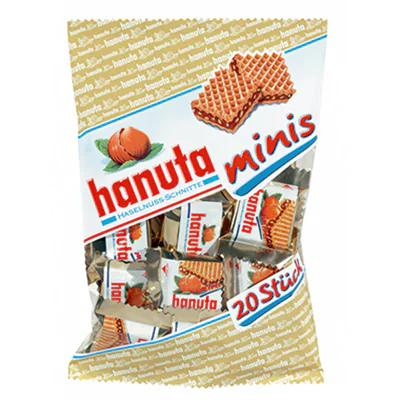 Hanuta Gebäck Minis 20 x 10 g/Pack.