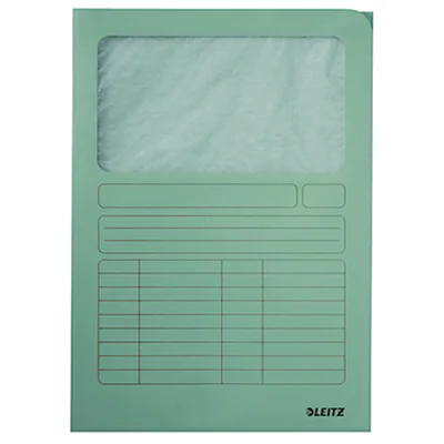 Leitz Sichtmappe DIN A4 160g/m² Manilakarton, recycelt hellgrün 100 St./Pack.