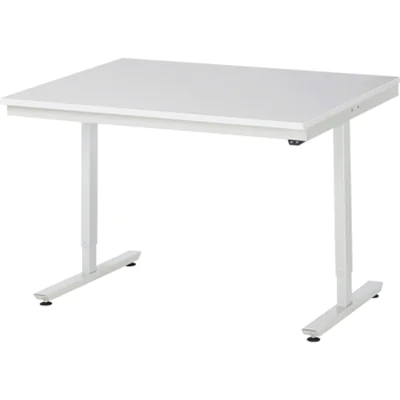 RAU Arbeitstisch Adlatus 150 1.250 x 720-1.120 x 1.000 mm (B x H x T) lichtgrau