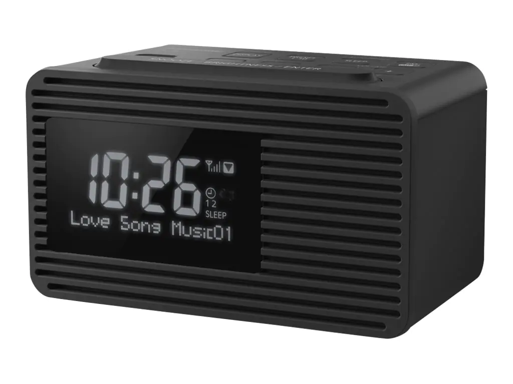 Panasonic-RC-D8 - Radiouhr - Schwarz